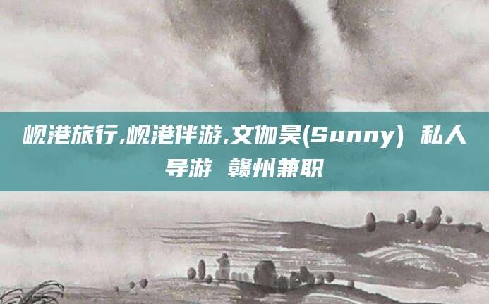 金昌岘港旅行,岘港伴游,文伽昊(Sunny) 私人导游 赣州兼职